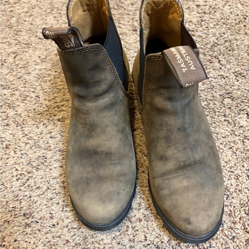 Blundstone 1677 rustic brown heeled boots 6.5us - Picture 6 of 8